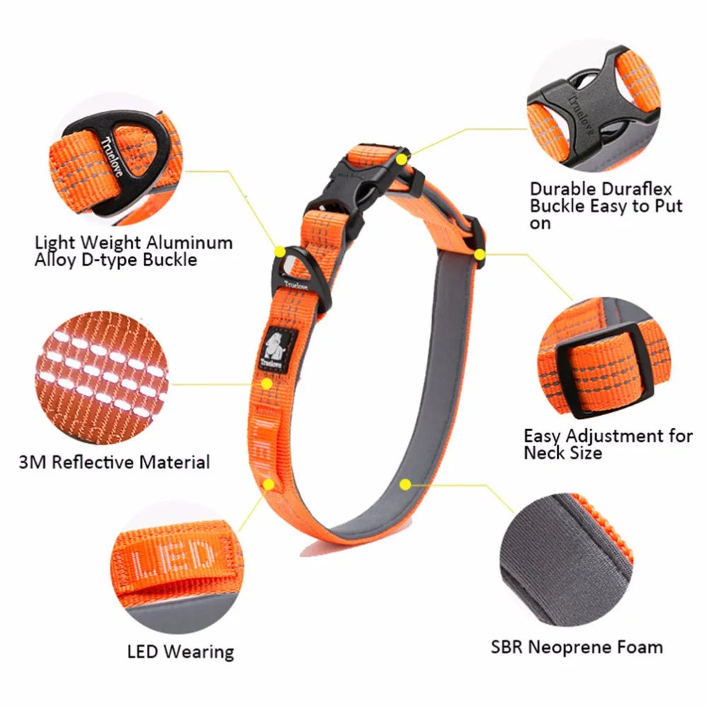 MyHappyPaws⢠LED Reflective Safety Collar