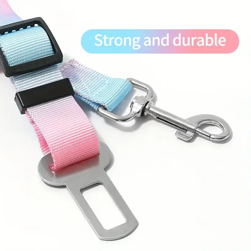 MyHappyPaws™ Rainbow Car Seat Belt for Pets
