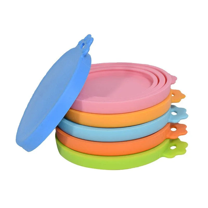 🐾 MyHappyPaws™ Silicone Pet Food Can Lids