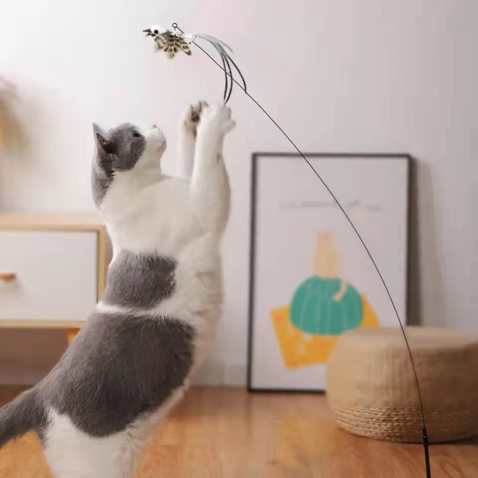 MyHappyPaws™ Interactive Fishing Cat Toy