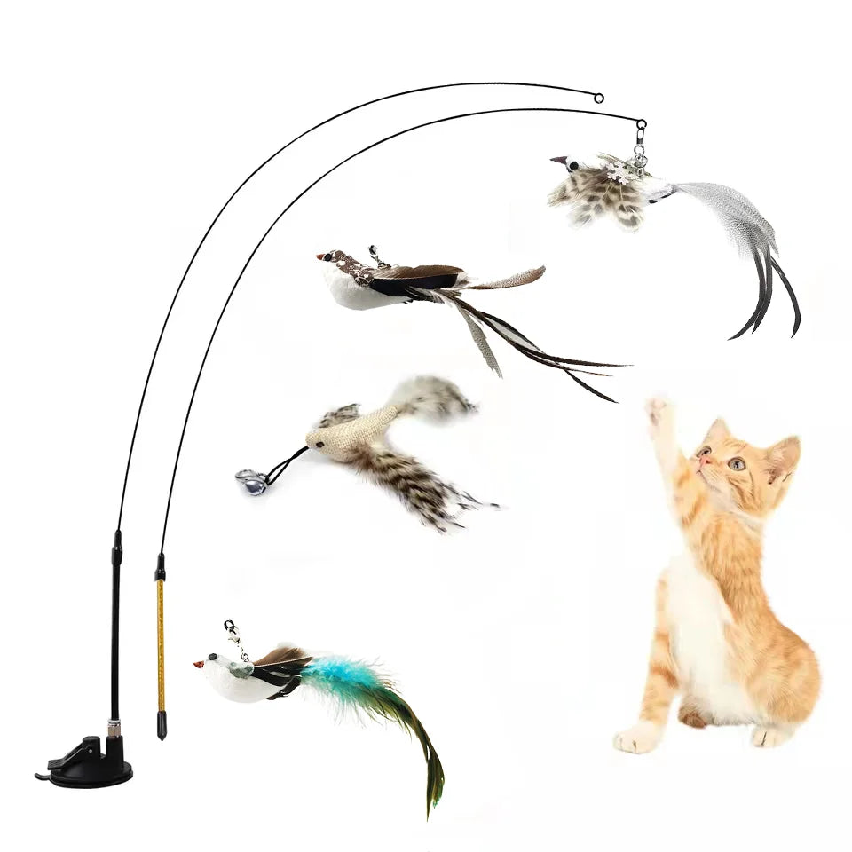MyHappyPaws™ Interactive Fishing Cat Toy