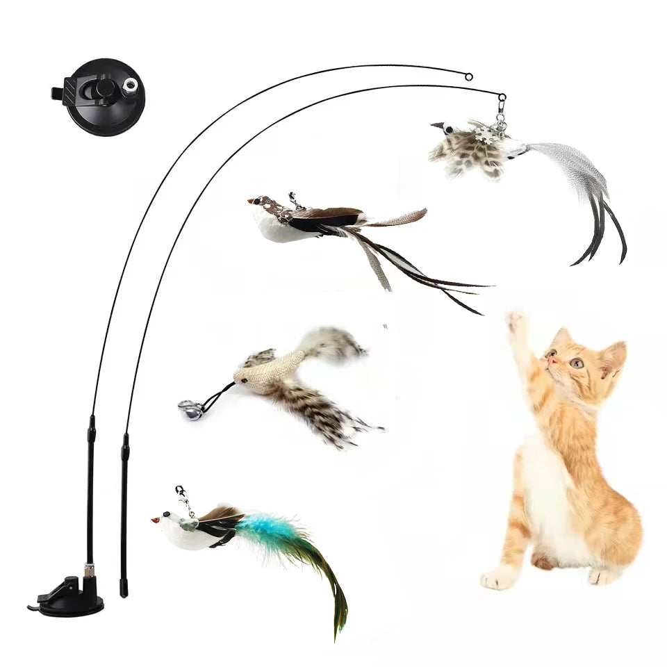 MyHappyPaws™ Interactive Fishing Cat Toy
