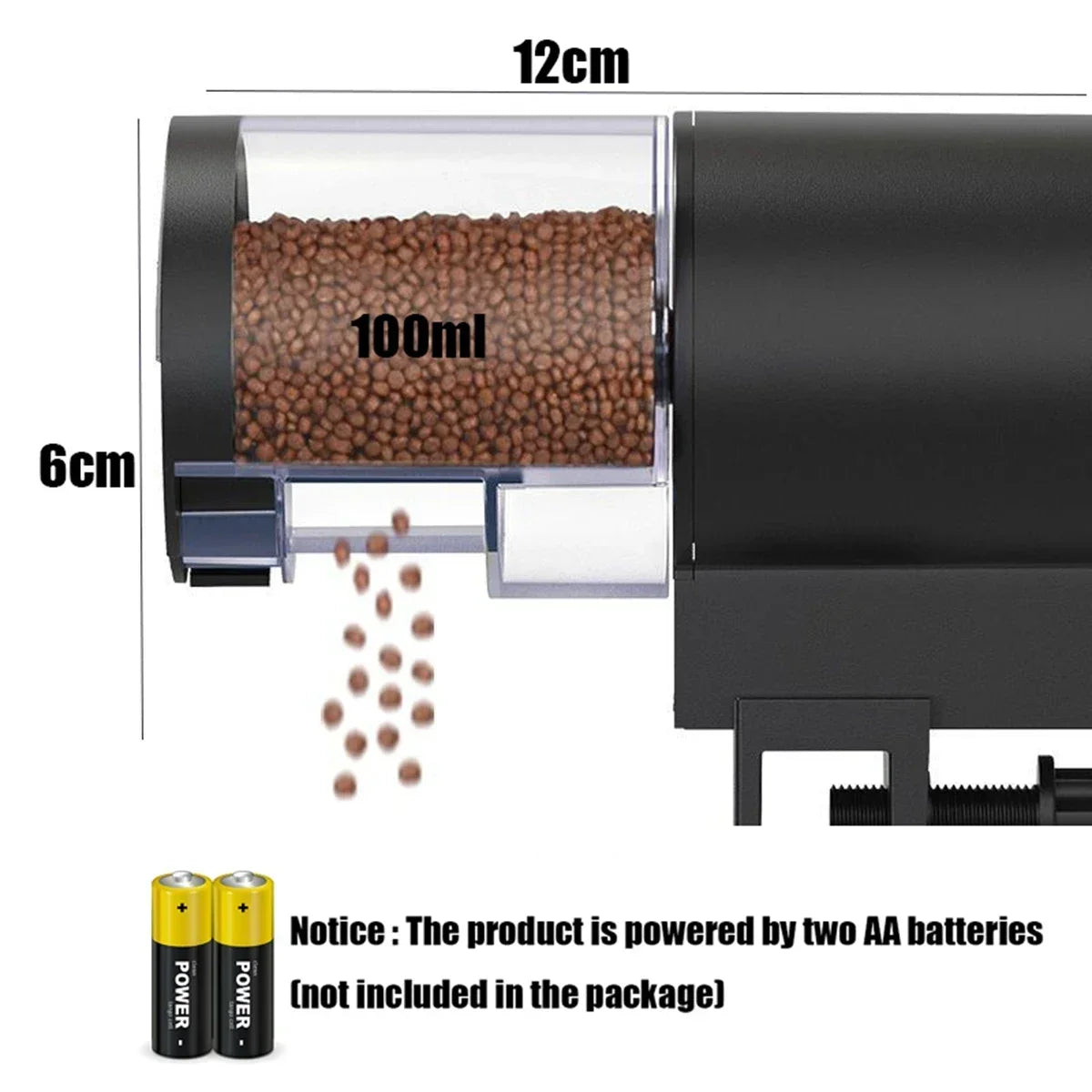 🐠 Smart Automatic Fish Feeder – Keep Your Fish Happy While You’re Away!