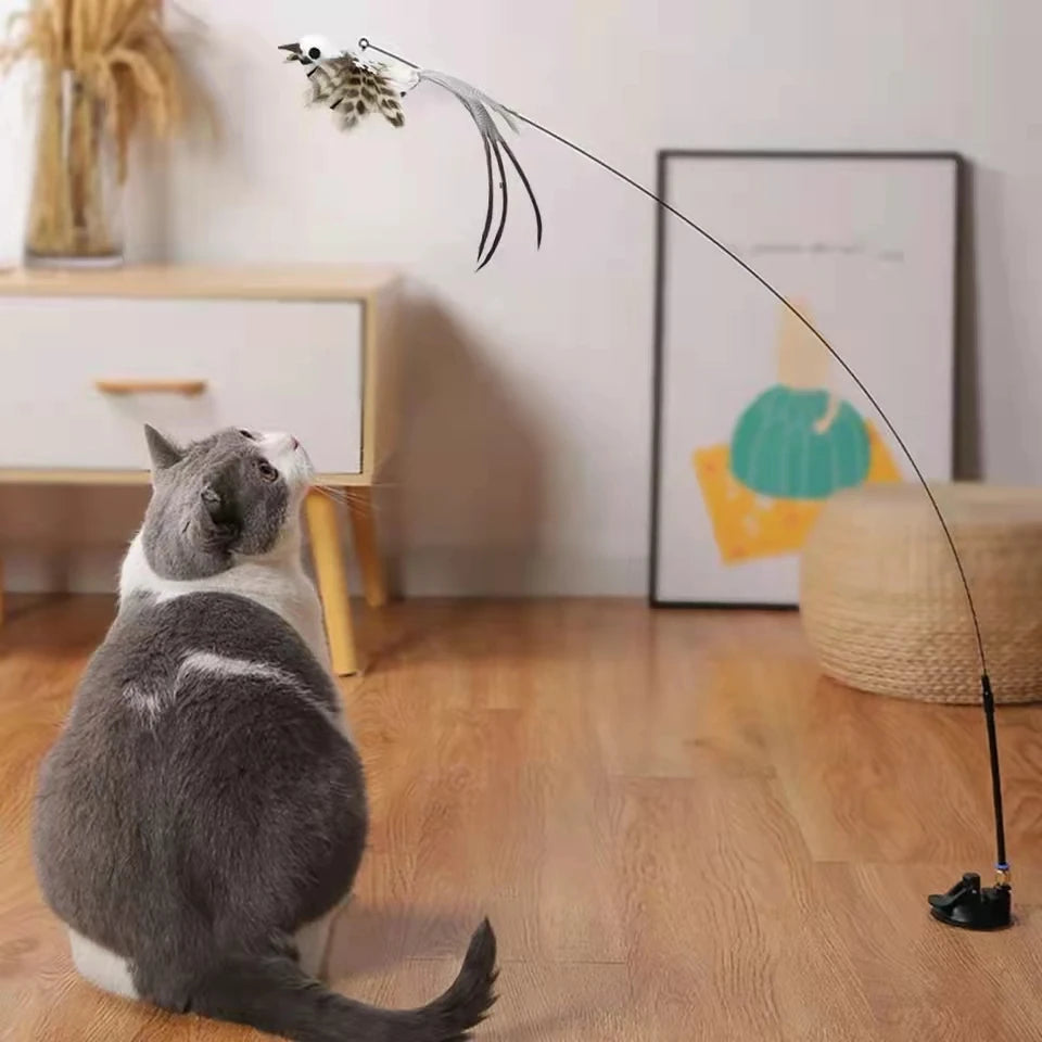 MyHappyPaws™ Interactive Fishing Cat Toy