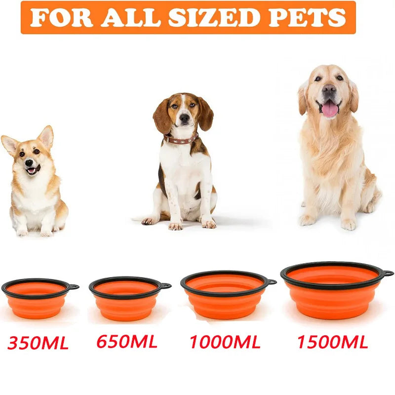 🐶 MyHappyPaws™ Collapsible Pet Bowl