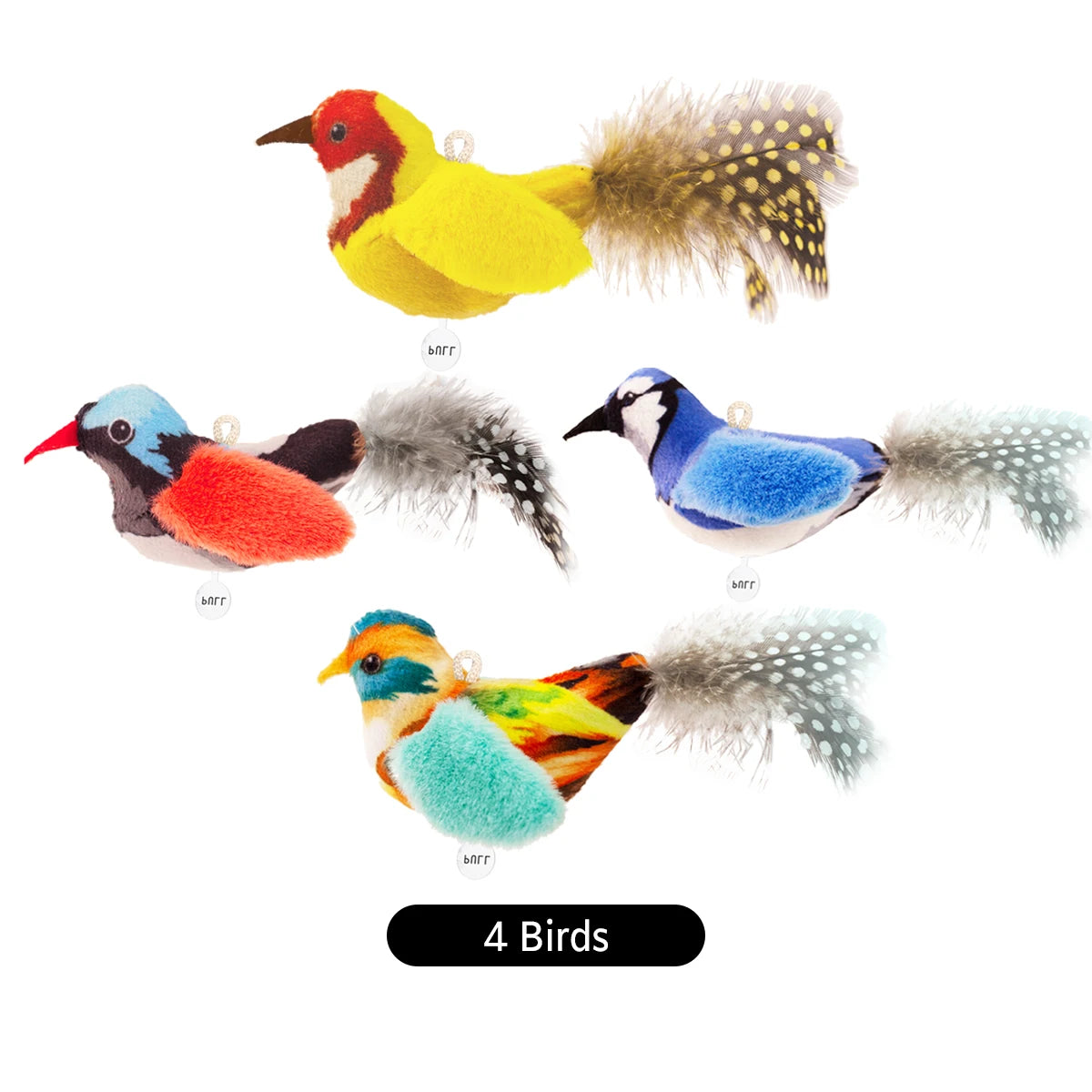 MyHappyPaws™ Interactive Chirping Bird Toy for Cats