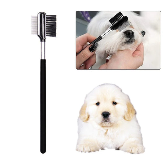 MyHappyPaws™ Pet Tear Brush  Gentle, Effective &amp; Essential for Clean, Bright Eyes!