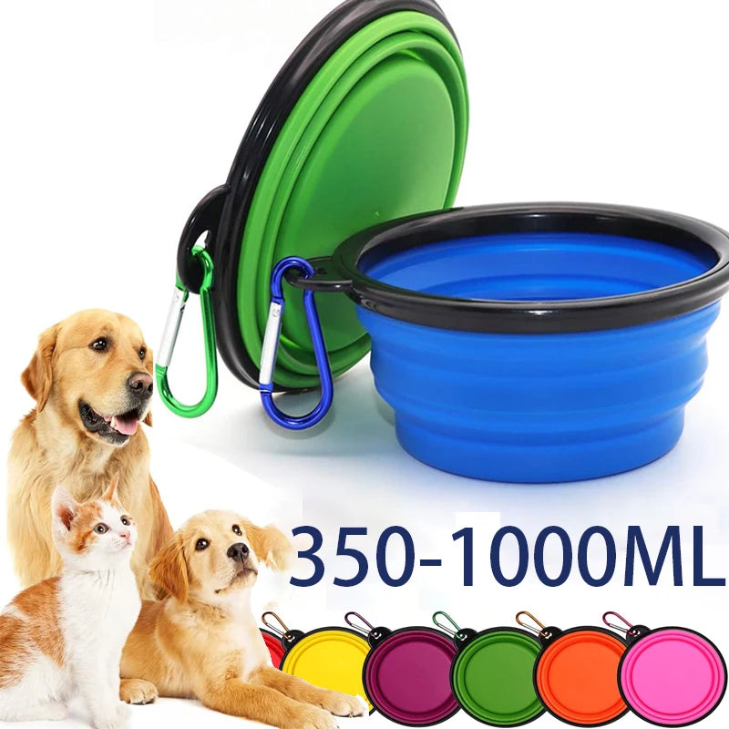 🐶 MyHappyPaws™ Collapsible Pet Bowl