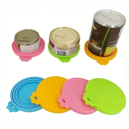 🐾 MyHappyPaws™ Silicone Pet Food Can Lids