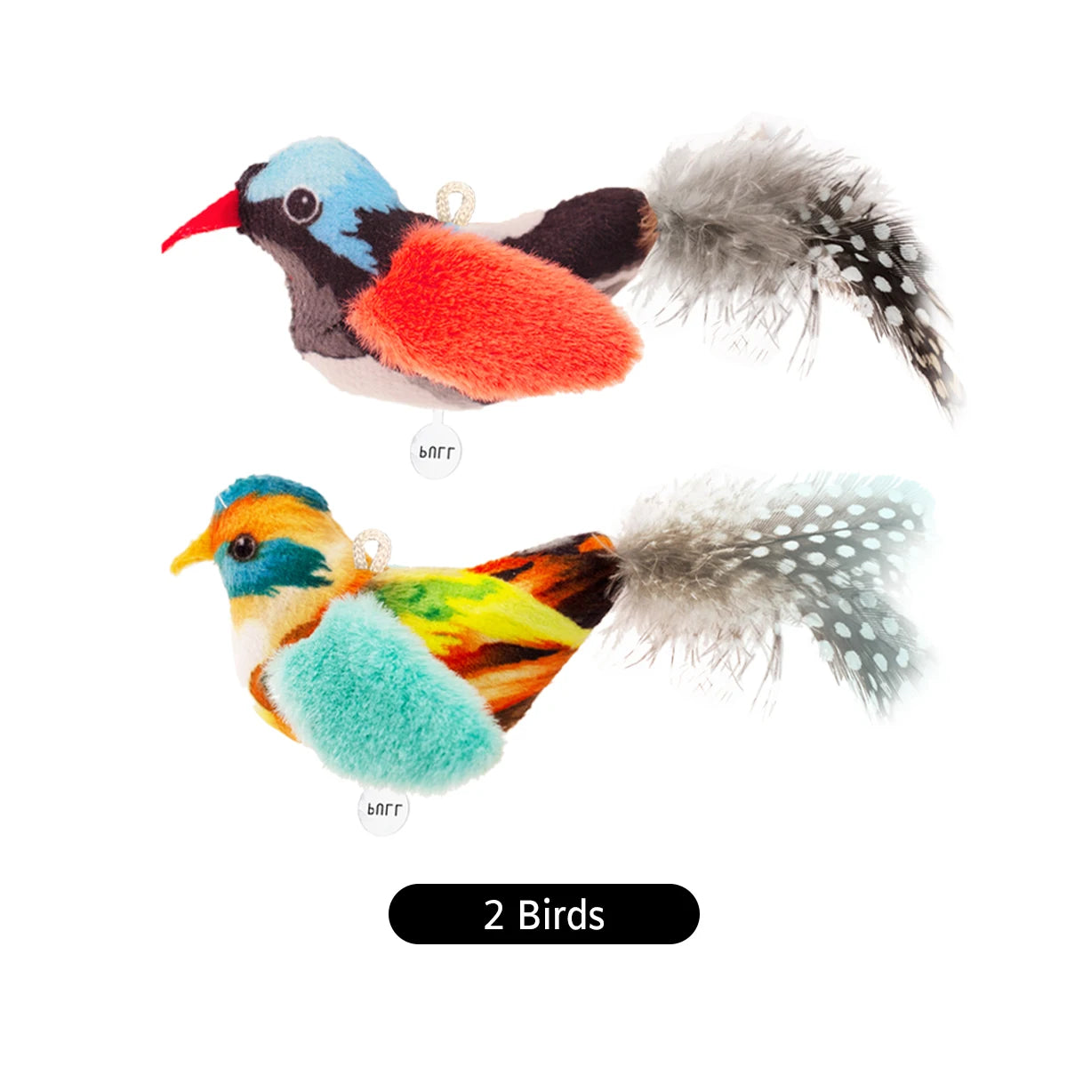 MyHappyPaws™ Interactive Chirping Bird Toy for Cats